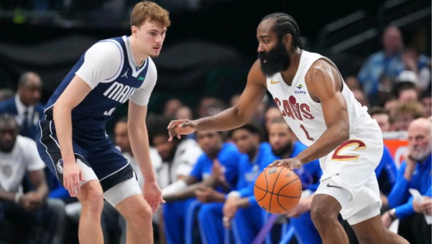 骑士魔术师！哈登轰17+7+7鬼斧神工盘活球队，米切尔看嗨了