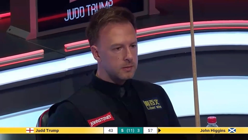 一波三折戏剧性拉满！希金斯幸运挽救赛点，4-5追击小特！