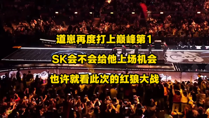 无人在意的角落，狼队道崽再次打上巅峰第1，SK会不会给到他上场机会，也许就看这一次的红狼大战了！