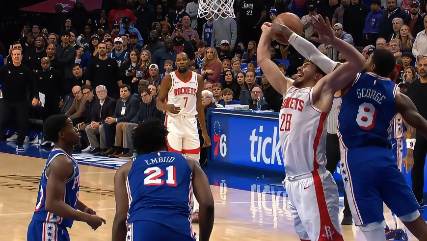23日NBA官方十佳球：保罗乔治关键大帽申京 文班亚马抓帽太离谱