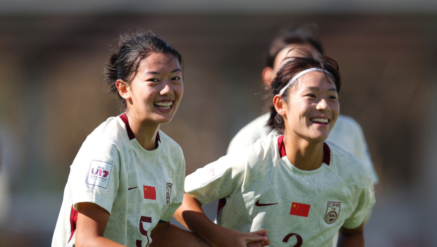 首次出线！U17世界杯：中国女足4-0黑马获第2 周欣怡3场4球+失点